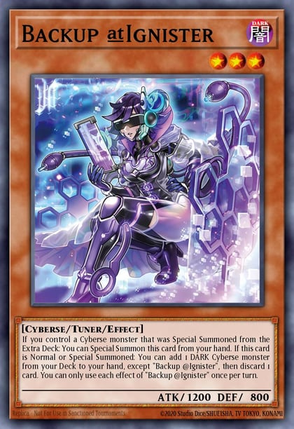 Backup @Ignister (Quarter Century Secret Rare), Alliance Insight ALIN-EN002