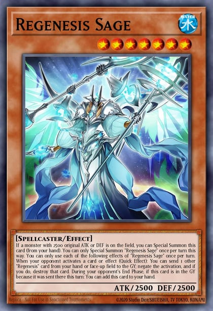 Regenesis Sage (Quarter Century Secret Rare), Alliance Insight ALIN-EN014