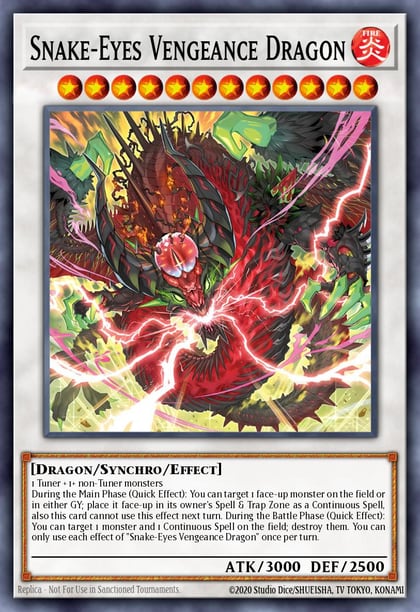Snake-Eyes Vengeance Dragon (Quarter Century Secret Rare), Alliance Insight ALIN-EN040
