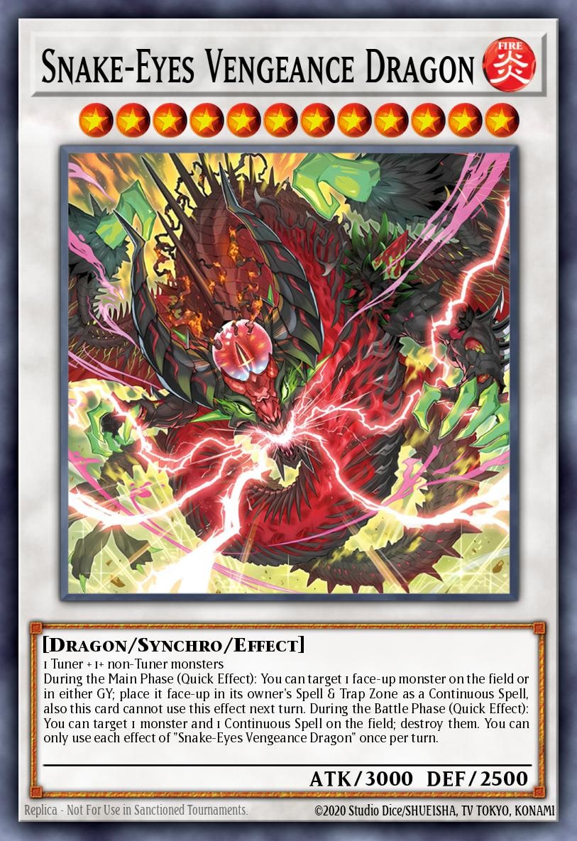 Snake-Eyes Vengeance Dragon, Alliance Insight ALIN-EN040
