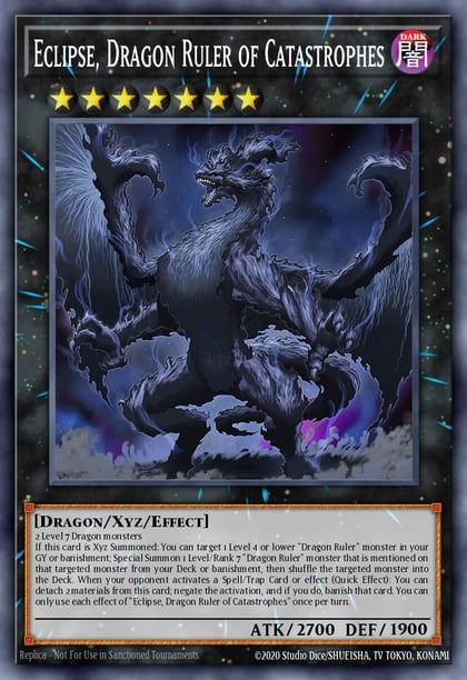 Eclipse, Dragon Ruler of Catastrophes (Quarter Century Secret Rare), Alliance Insight ALIN-EN048
