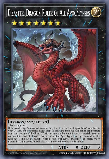 Disaster, Dragon Ruler of All Apocalypses (Quarter Century Secret Rare), Alliance Insight ALIN-EN049