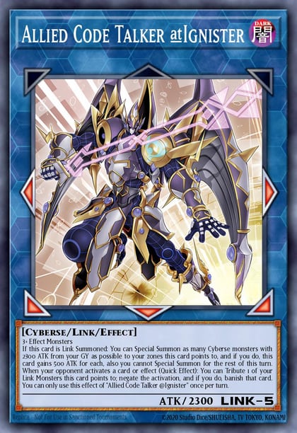 Allied Code Talker @Ignister (Quarter Century Secret Rare), Alliance Insight ALIN-EN051