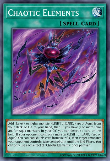 Chaotic Elements, Alliance Insight ALIN-EN067