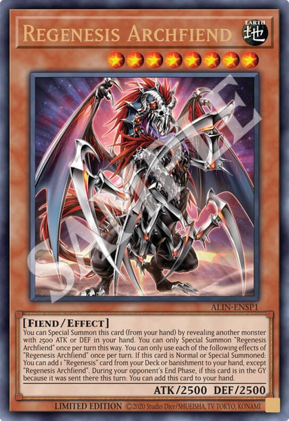 Regenesis Archfiend (ALIN-ENSP1), Alliance Insight ALIN-ENSP1