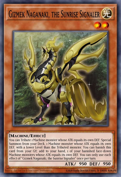 Gizmek Naganaki, the Sunrise Signaler, Amazing Defenders AMDE-EN037