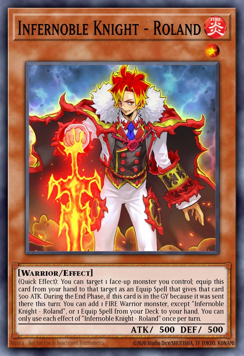 Infernoble Knight - Roland, Amazing Defenders AMDE-EN050