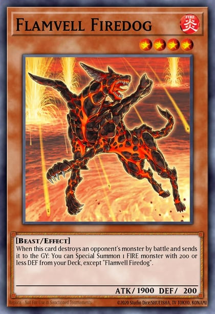 Flamvell Firedog, Astral Pack 1 AP01-EN004