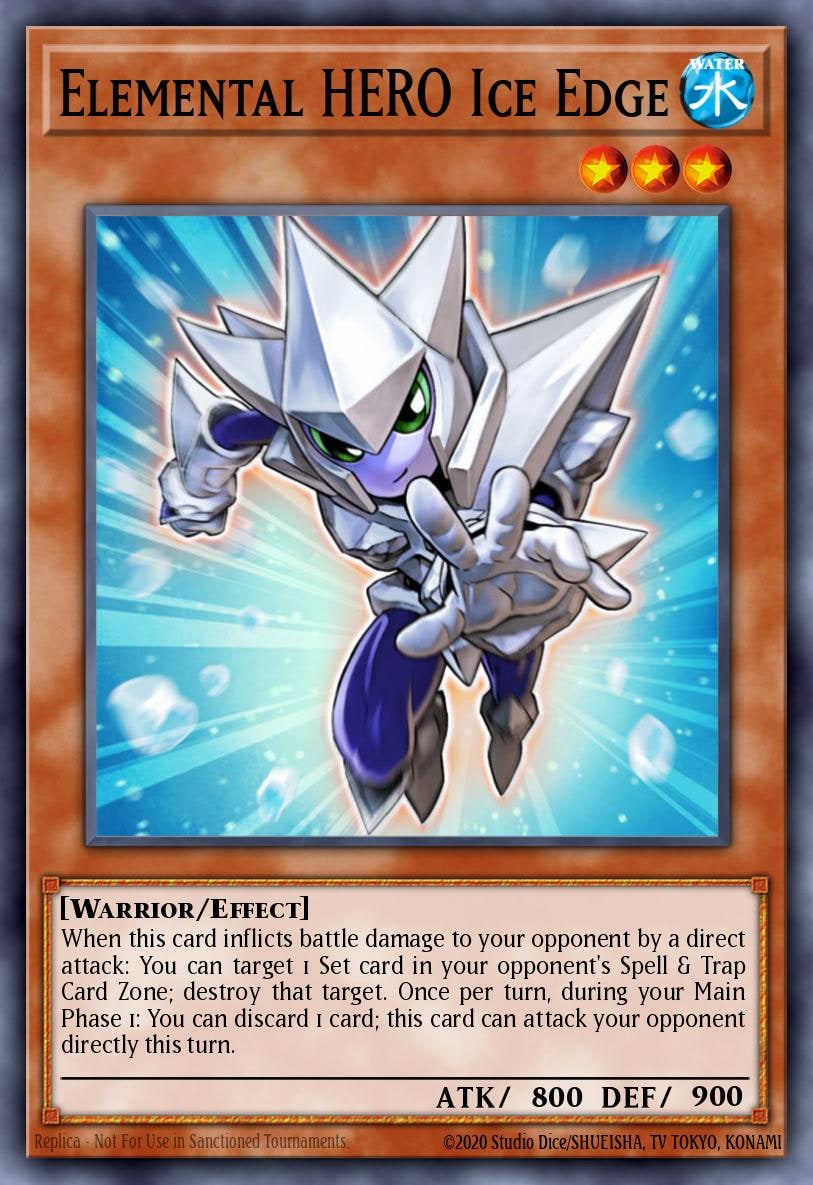 Elemental HERO Ice Edge, Astral Pack 1 AP01-EN018
