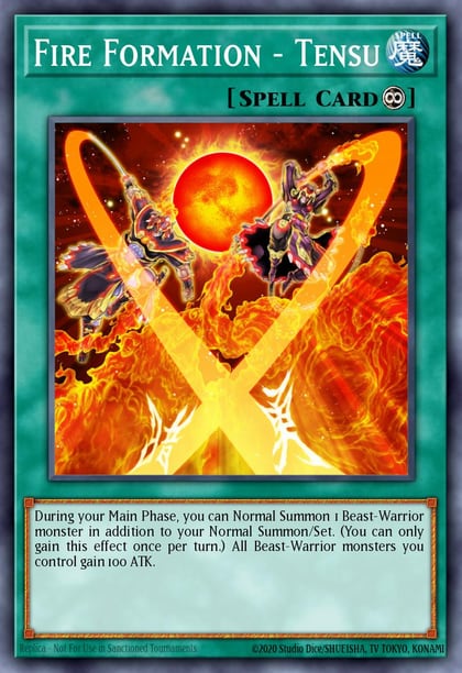 Fire Formation - Tensu, Astral Pack 4 AP04-EN012