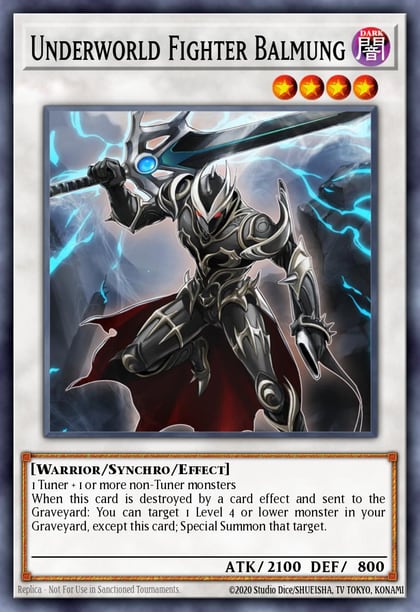 Underworld Fighter Balmung, Astral Pack 6 AP06-EN009