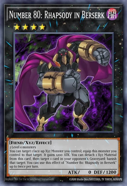 Number 80: Rhapsody in Berserk, Astral Pack 6 AP06-EN010