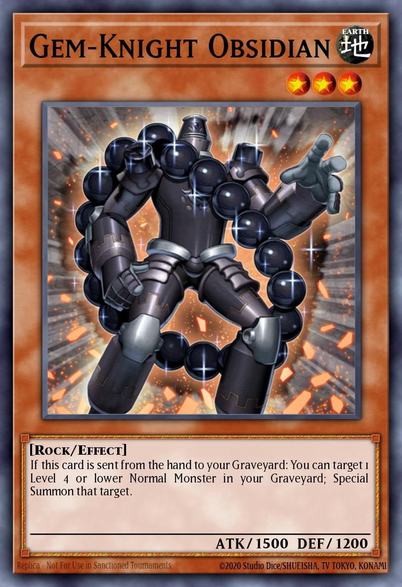Gem-Knight Obsidian, Astral Pack 8 AP08-EN020