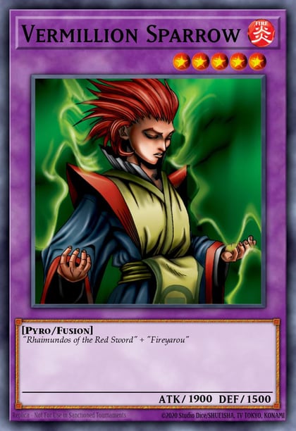 Vermillion Sparrow, Astral Pack 8 AP08-EN021