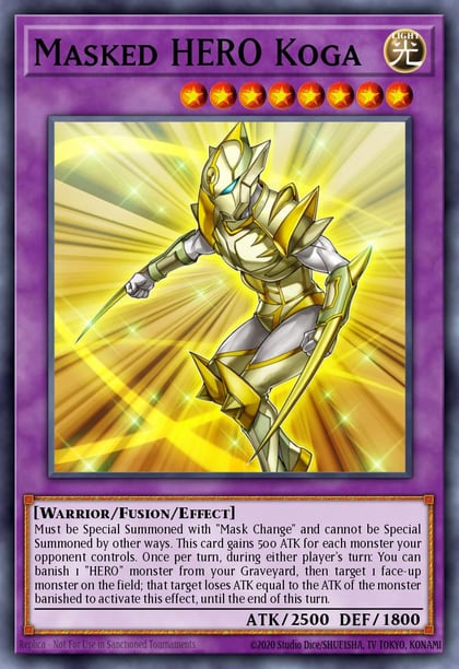 Masked HERO Koga, Astral Pack 8 AP08-EN022
