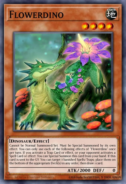 Flowerdino, Battle of Chaos BACH-EN082