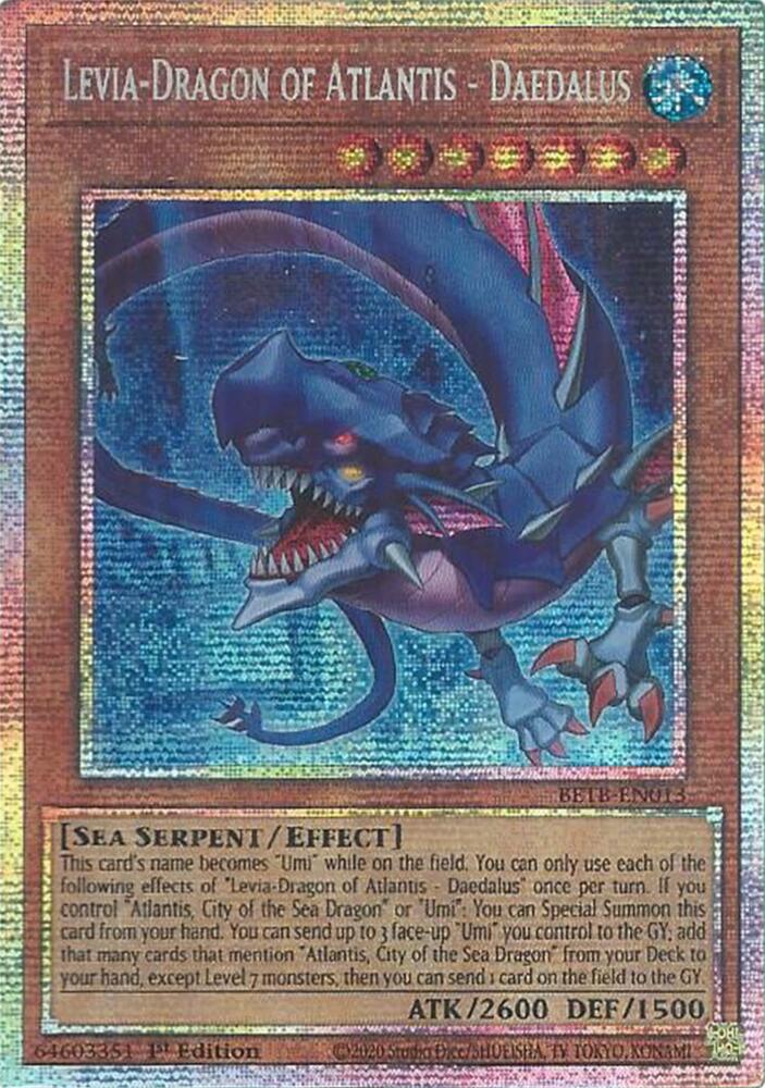 Levia-Dragon of Atlantis - Daedalus (Starlight Rare), Beyond the Brave BETB-EN013