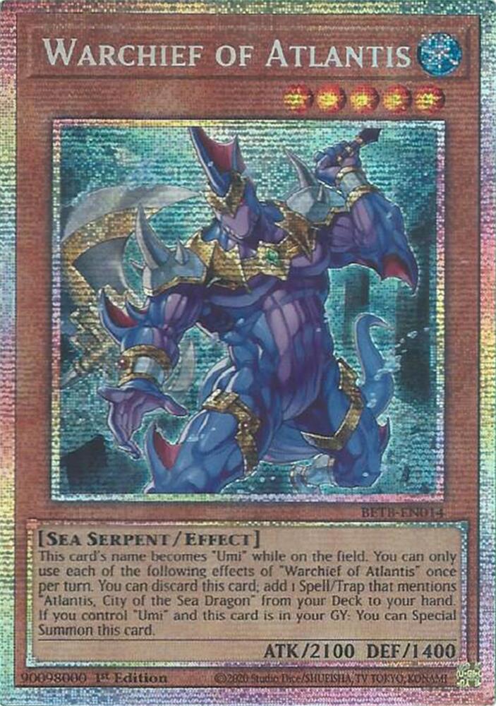 Warchief of Atlantis (Starlight Rare), Beyond the Brave BETB-EN014
