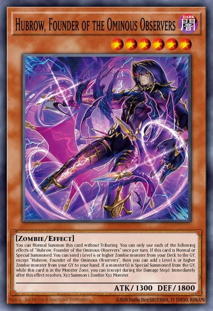 Hubrow, Founder of the Ominous Observers, Beyond the Brave BETB-EN030