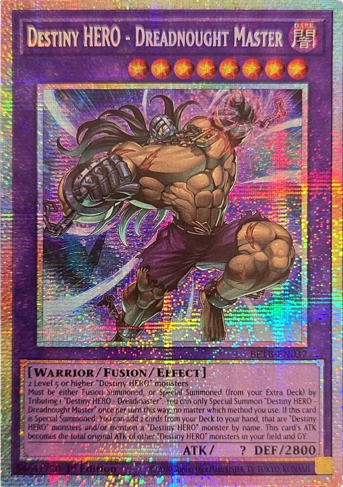Destiny HERO - Dreadnought Master (Starlight Rare), Beyond the Brave BETB-EN037