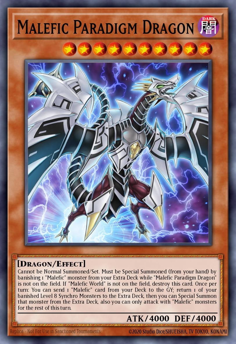 Malefic Paradigm Dragon, Battles of Legend: Armageddon BLAR-EN019