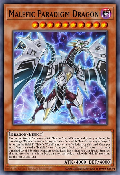 Malefic Paradigm Dragon, Battles of Legend: Armageddon BLAR-EN019