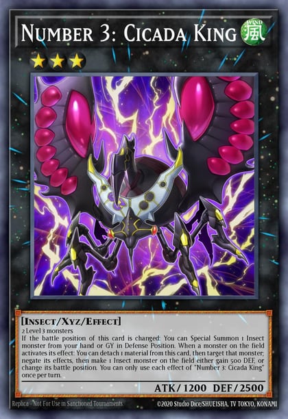 Number 3: Cicada King, Battles of Legend: Armageddon BLAR-EN028