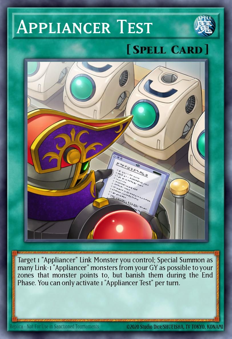Appliancer Test, Battles of Legend: Armageddon BLAR-EN044