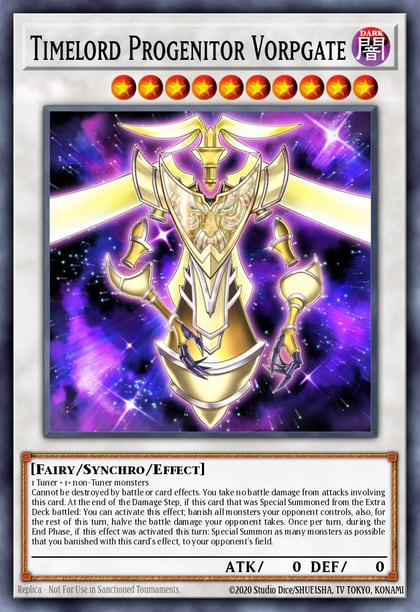 Timelord Progenitor Vorpgate, Battles of Legend: Chapter 1 BLC1-EN008