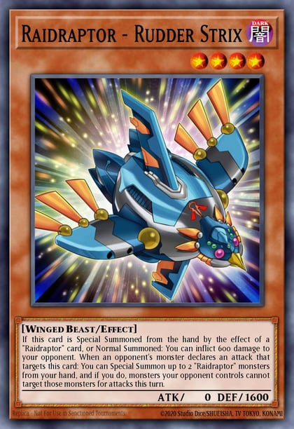 Raidraptor - Rudder Strix, Battles of Legend: Chapter 1 BLC1-EN047