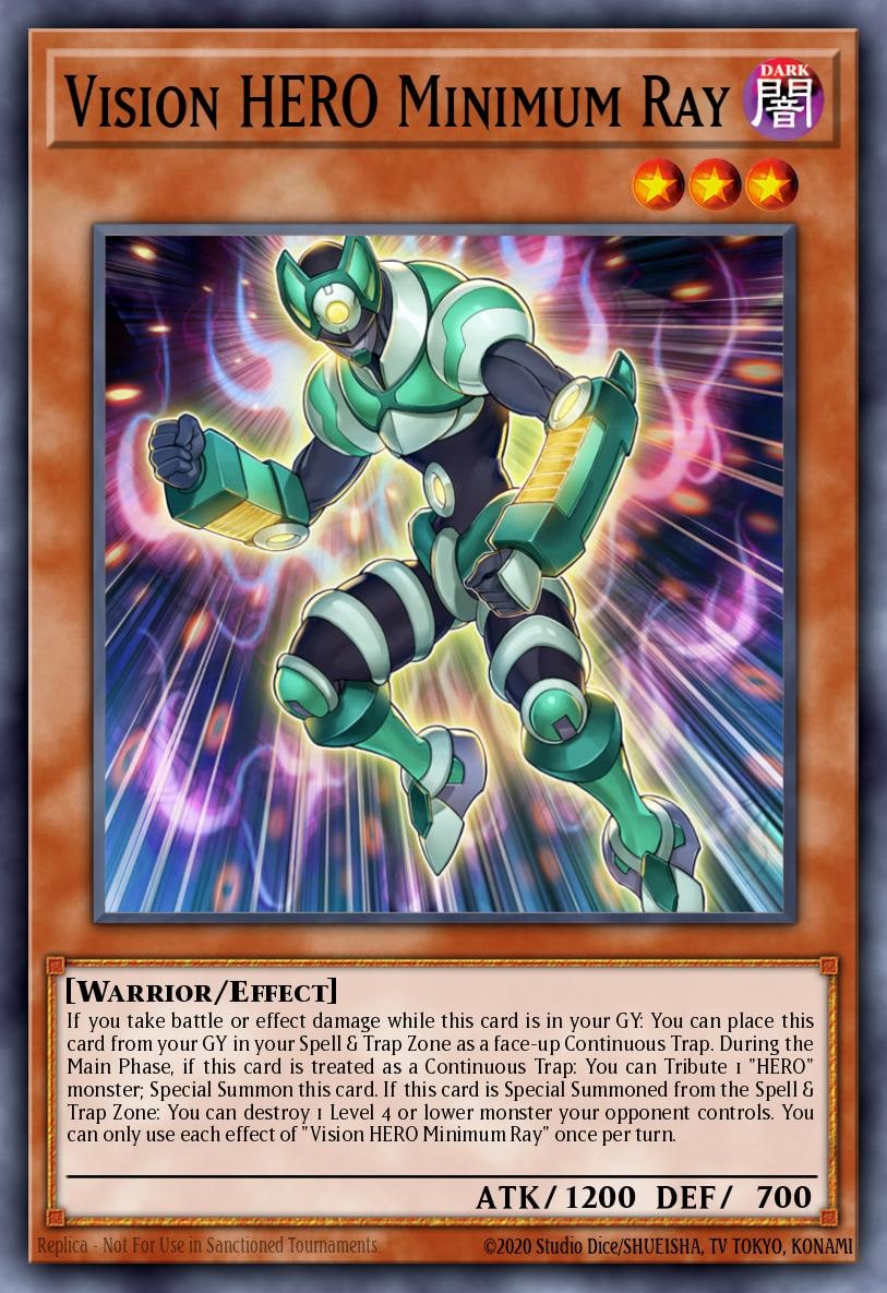 Vision HERO Minimum Ray, Battles of Legend: Chapter 1 BLC1-EN080