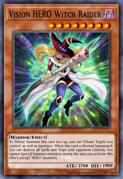 Vision HERO Witch Raider, Battles of Legend: Chapter 1 BLC1-EN098