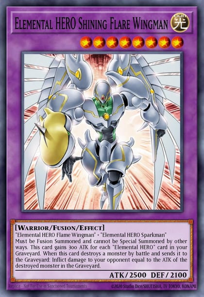 Elemental HERO Shining Flare Wingman, Battles of Legend: Chapter 1 BLC1-EN139