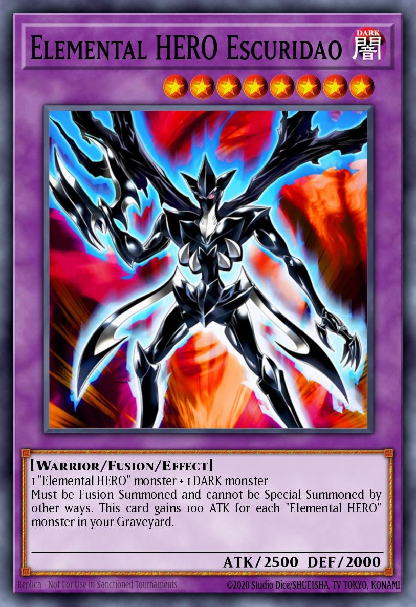 Elemental HERO Escuridao, Battles of Legend: Chapter 1 BLC1-EN141