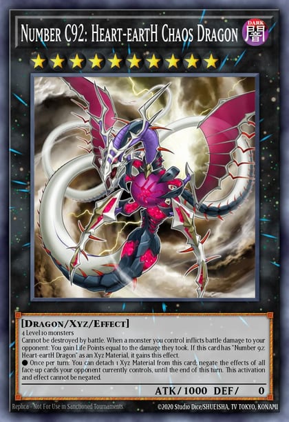 Number C92: Heart-eartH Chaos Dragon, Battles of Legend: Chapter 1 BLC1-EN149