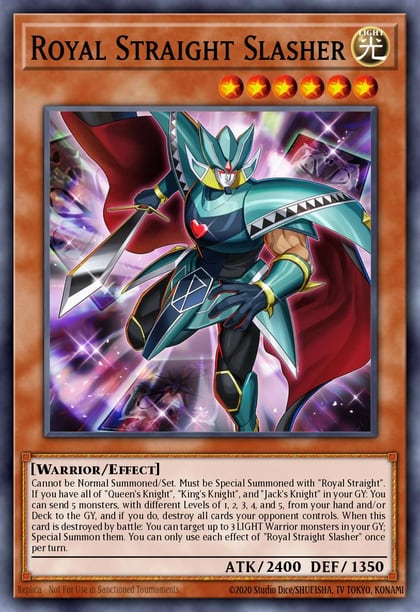 Royal Straight Slasher, Battles of Legend: Crystal Revenge BLCR-EN001