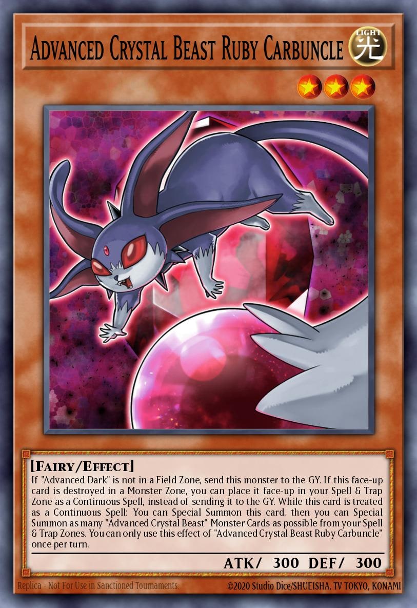 Advanced Crystal Beast Ruby Carbuncle, Battles of Legend: Crystal Revenge BLCR-EN010