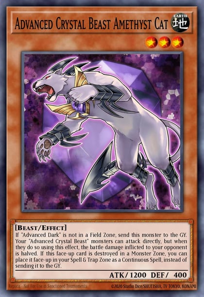 Advanced Crystal Beast Amethyst Cat, Battles of Legend: Crystal Revenge BLCR-EN011
