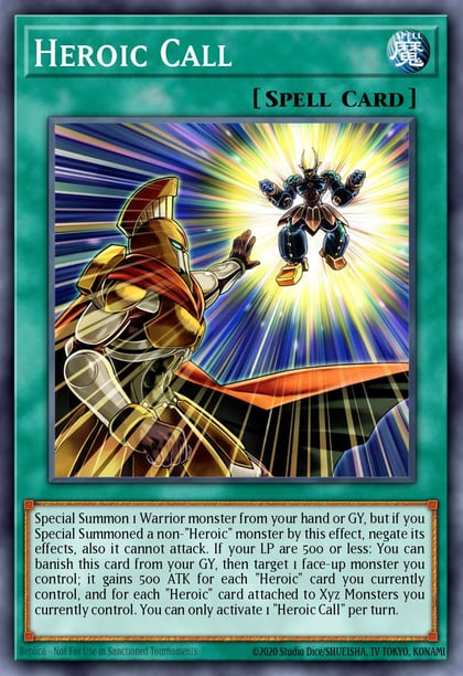 Heroic Call, Battles of Legend: Crystal Revenge BLCR-EN026