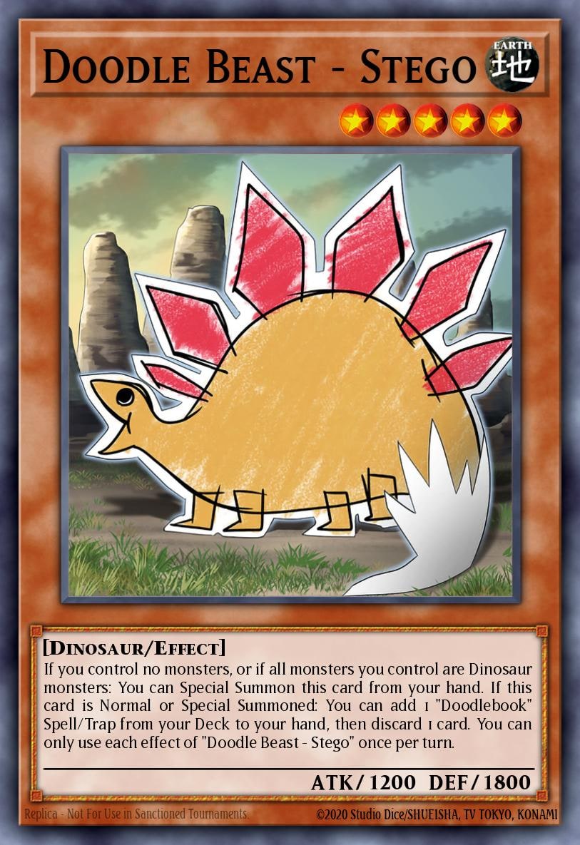 Doodle Beast - Stego, Battles of Legend: Crystal Revenge BLCR-EN032