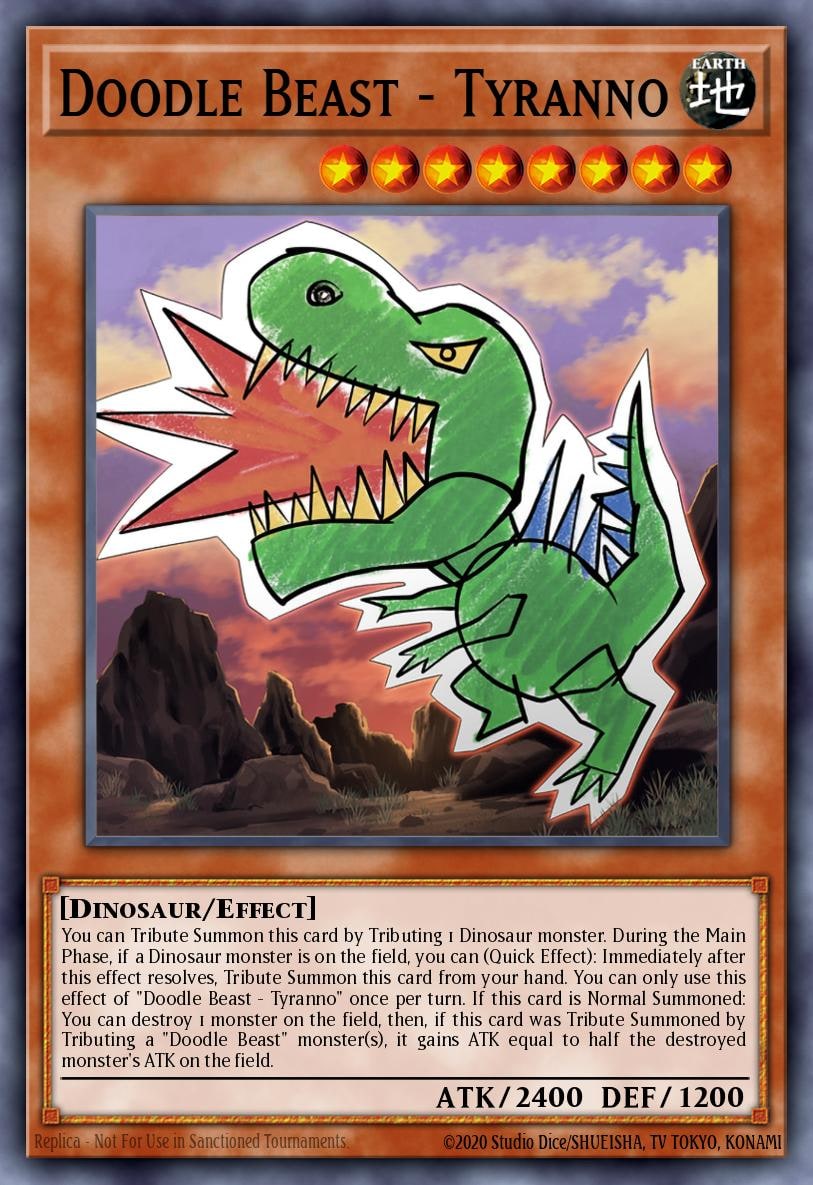 Doodle Beast - Tyranno, Battles of Legend: Crystal Revenge BLCR-EN033