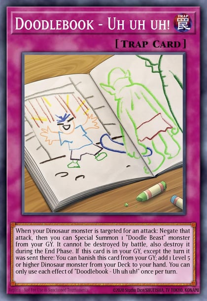 Doodlebook - Uh uh uh!, Battles of Legend: Crystal Revenge BLCR-EN034