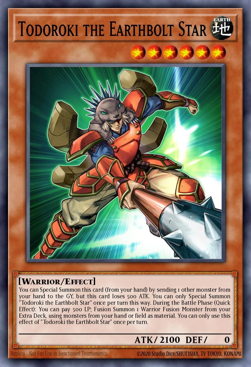 Todoroki the Earthbolt Star, Battles of Legend: Crystal Revenge BLCR-EN035