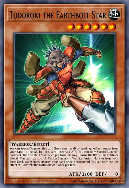 Todoroki the Earthbolt Star, Battles of Legend: Crystal Revenge BLCR-EN035