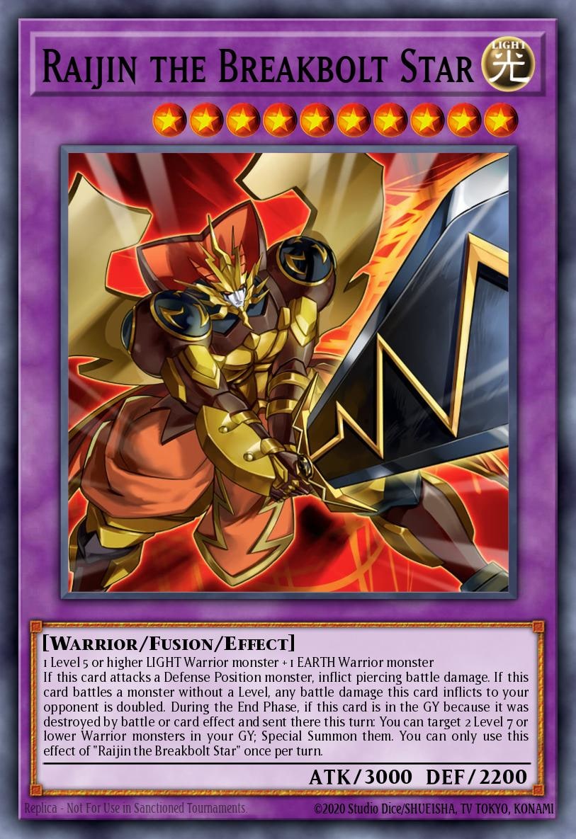 Raijin the Breakbolt Star, Battles of Legend: Crystal Revenge BLCR-EN037