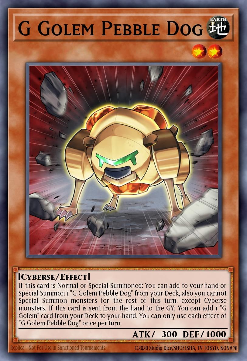 G Golem Pebble Dog, Battles of Legend: Crystal Revenge BLCR-EN041