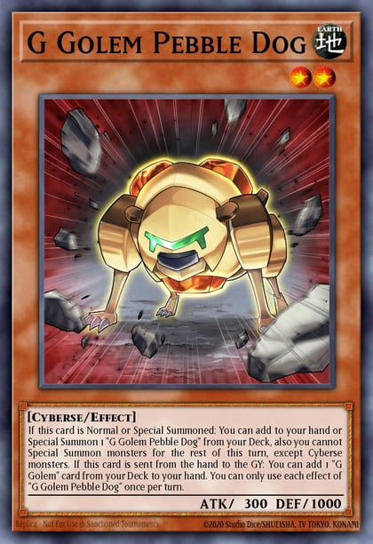 G Golem Pebble Dog, Battles of Legend: Crystal Revenge BLCR-EN041