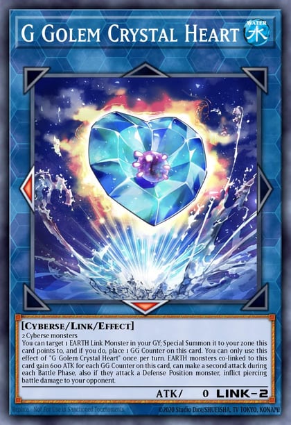 G Golem Crystal Heart, Battles of Legend: Crystal Revenge BLCR-EN042