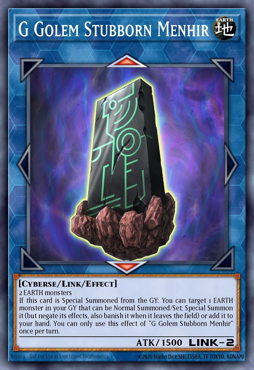 G Golem Stubborn Menhir, Battles of Legend: Crystal Revenge BLCR-EN043
