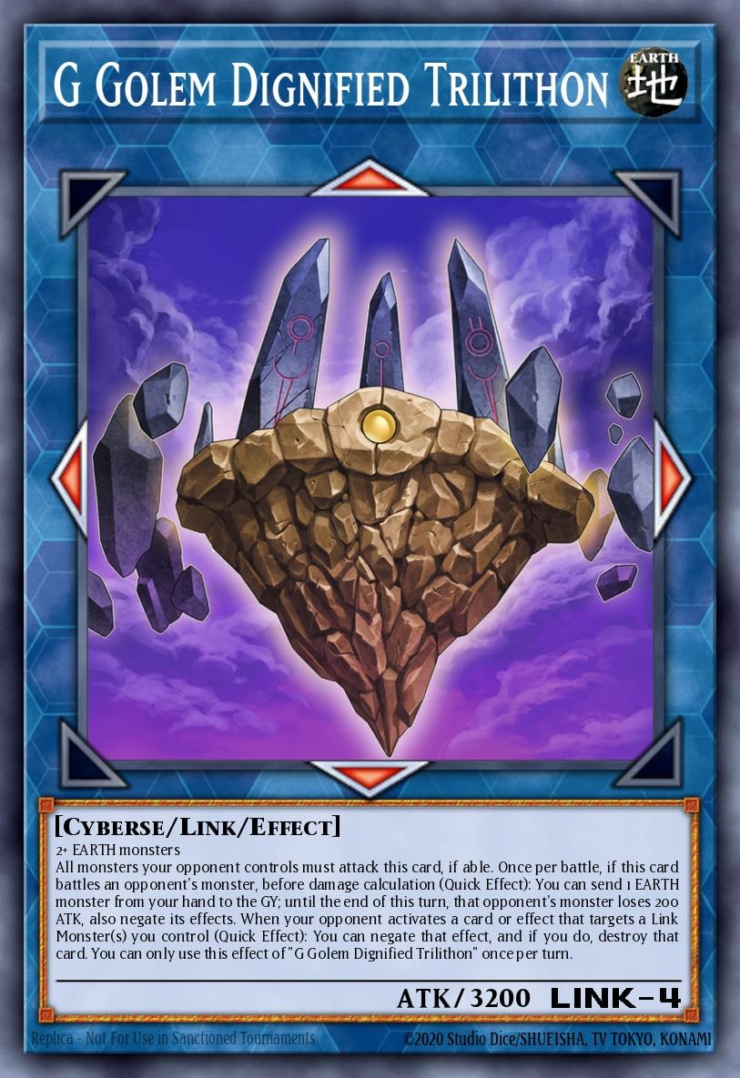 G Golem Dignified Trilithon, Battles of Legend: Crystal Revenge BLCR-EN045